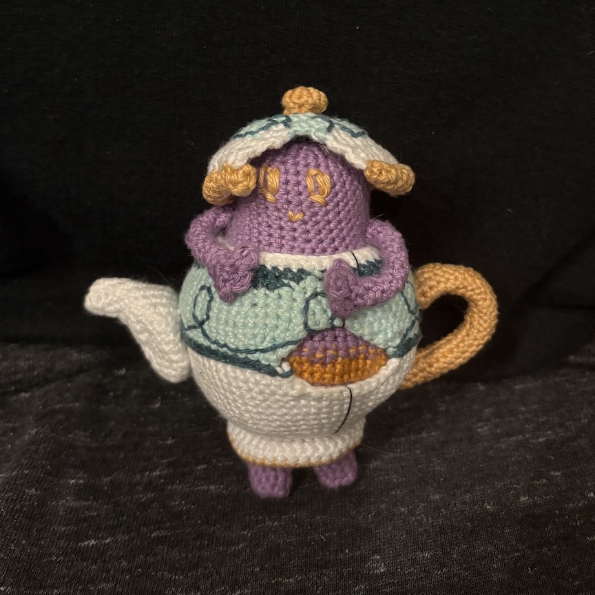 Crocheted polteageist 