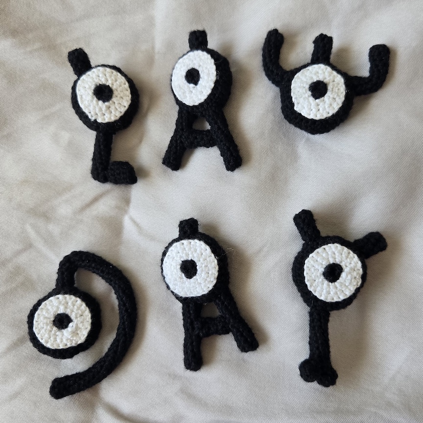 Crochet unknown in the order L A W D A Y